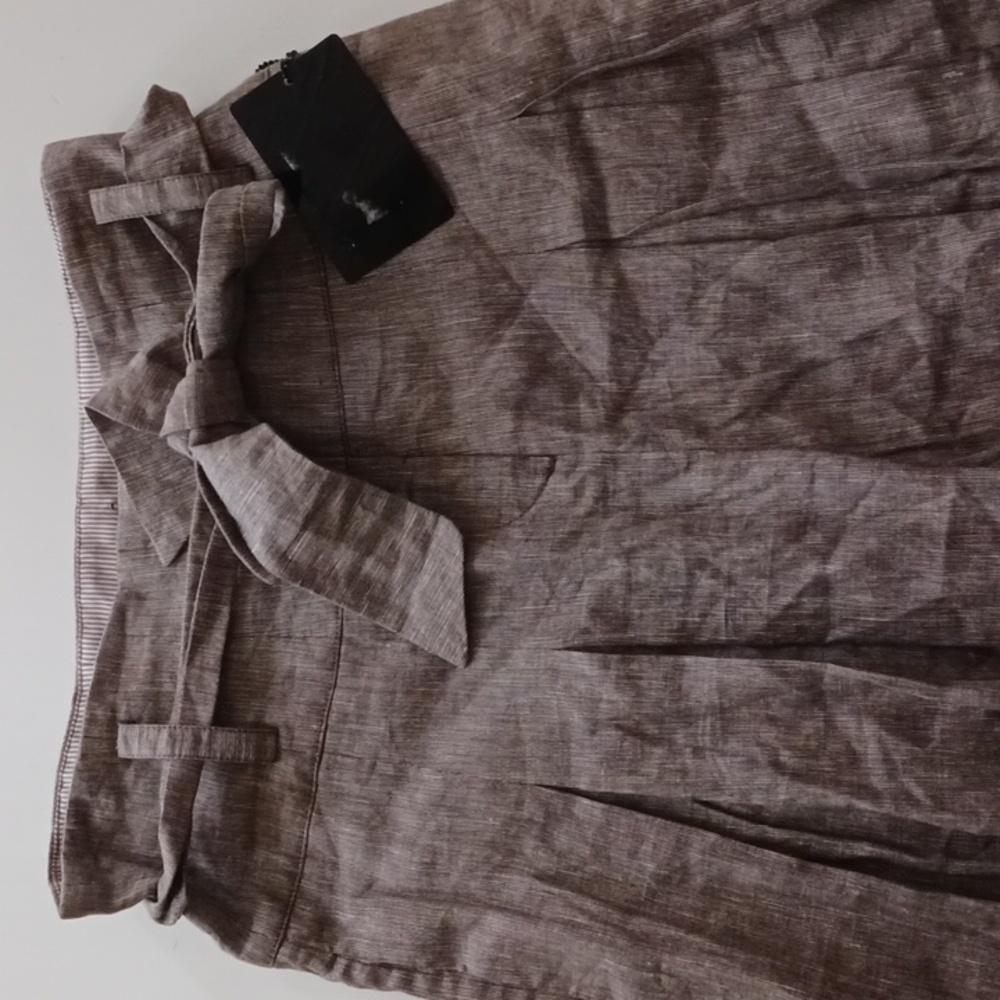NWT L.A.M.B.Gven Stefani Toffee Combo Pants Size 4 - Picture 5 of 12